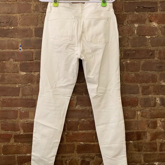 Madewell 9" High-Rise Skinny Jeans in Pure White - Picture 5 of 12